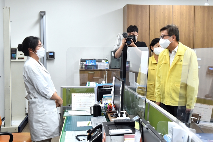 부산진구보건소 선별진료소 현장방문(부산진구보건소) 03